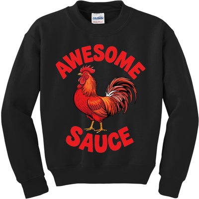 Awesome Sauce Funny For Humans Kids Sweatshirt