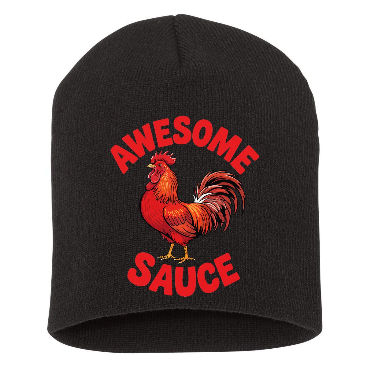 Awesome Sauce Funny For Humans Short Acrylic Beanie