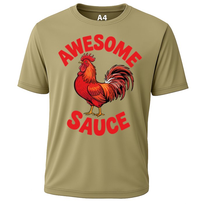 Awesome Sauce Funny For Humans Cooling Performance Crew T-Shirt