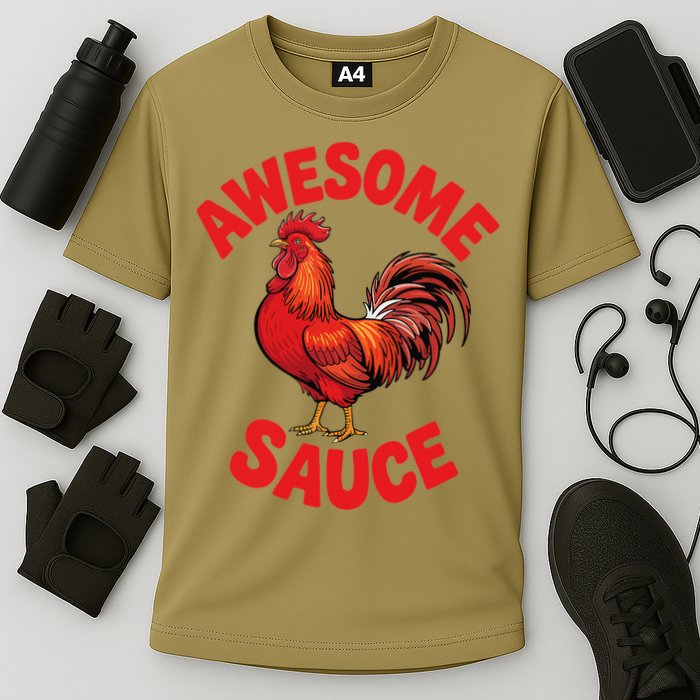 Awesome Sauce Funny For Humans Cooling Performance Crew T-Shirt