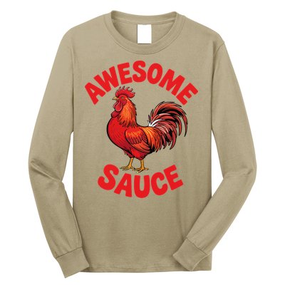 Awesome Sauce Funny For Humans Long Sleeve Shirt