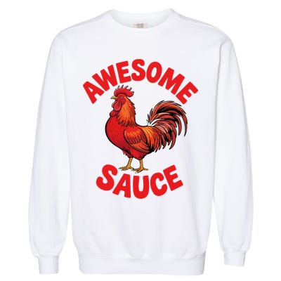 Awesome Sauce Funny For Humans Garment-Dyed Sweatshirt