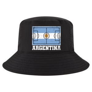 Argentina Soccer Field Country Flag Argentinian Pride Gift Cool Comfort Performance Bucket Hat