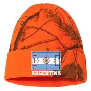 Argentina Soccer Field Country Flag Argentinian Pride Gift Kati Licensed 12" Camo Beanie