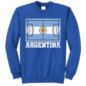 Argentina Soccer Field Country Flag Argentinian Pride Gift Sweatshirt