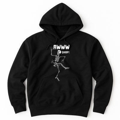 Awww Snap Funny Hip Broken Design For Surgery Survivor Hoodie