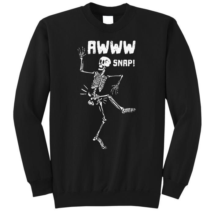 Awww Snap Funny Hip Broken Design For Surgery Survivor Sweatshirt