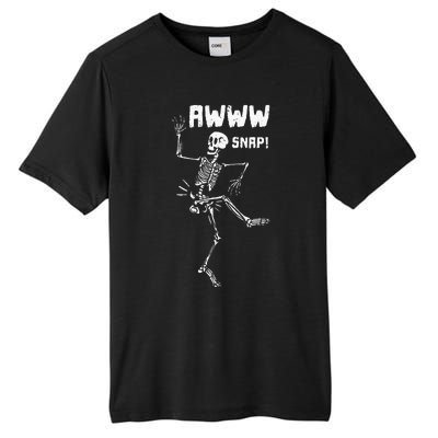 Awww Snap Funny Hip Broken Design For Surgery Survivor Tall Fusion ChromaSoft Performance T-Shirt