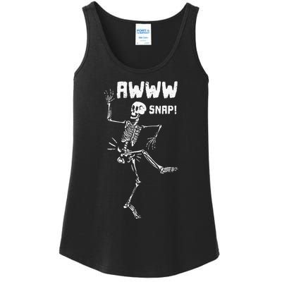 Awww Snap Funny Hip Broken Design For Surgery Survivor Ladies Essential Tank