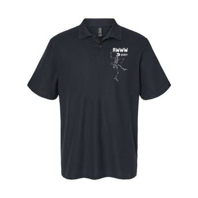 Awww Snap Funny Hip Broken Design For Surgery Survivor Softstyle Adult Sport Polo