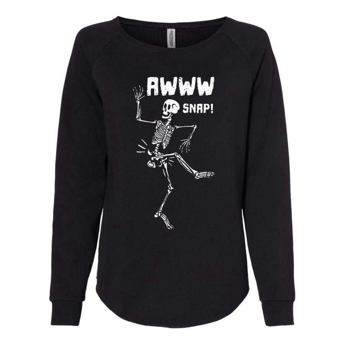 Awww Snap Funny Hip Broken Design For Surgery Survivor Womens California Wash Sweatshirt