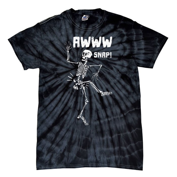 Awww Snap Funny Hip Broken Design For Surgery Survivor Tie-Dye T-Shirt