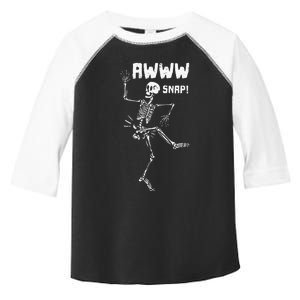 Awww Snap Funny Hip Broken Design For Surgery Survivor Toddler Fine Jersey T-Shirt