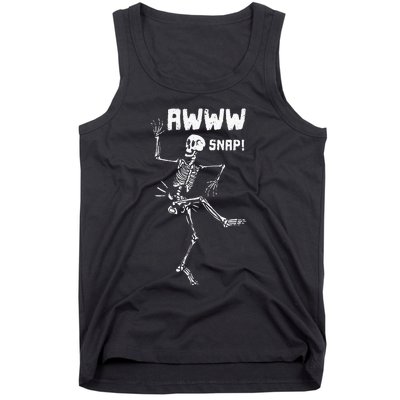 Awww Snap Funny Hip Broken Design For Surgery Survivor Tank Top