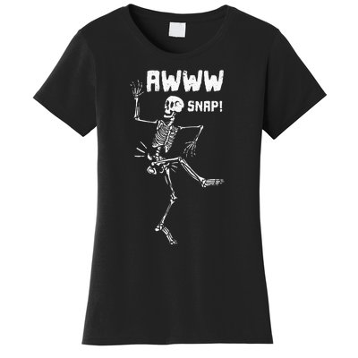 Awww Snap Funny Hip Broken Design For Surgery Survivor Women's T-Shirt