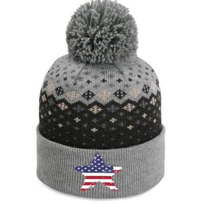 American Star Flag | 2024 The Baniff Cuffed Pom Beanie