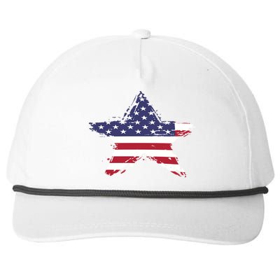 American Star Flag | 2024 Snapback Five-Panel Rope Hat