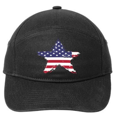 American Star Flag | 2024 7-Panel Snapback Hat