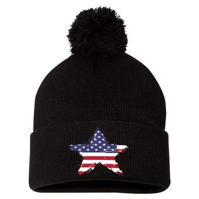 American Star Flag | 2024 Pom Pom 12in Knit Beanie