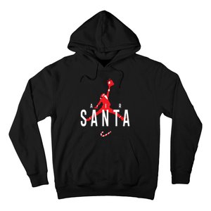 Air Santa Funny Xmas Basketball Hoodie