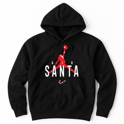 Air Santa Funny Xmas Basketball Hoodie