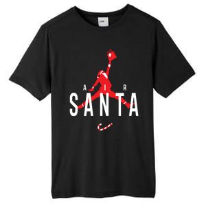 Air Santa Funny Xmas Basketball Tall Fusion ChromaSoft Performance T-Shirt