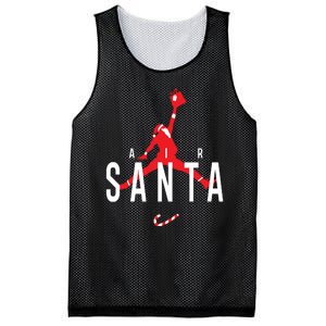 Air Santa Funny Xmas Basketball Mesh Reversible Basketball Jersey Tank