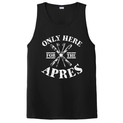 Apres Ski Funny Winter Skiing Sports Snowboarding Gift PosiCharge Competitor Tank