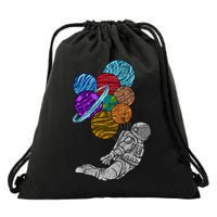 Astronaut Space Funny Graphic Great Gift Drawstring Bag
