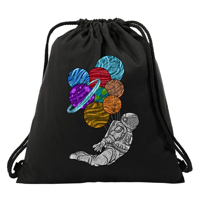 Astronaut Space Funny Graphic Great Gift Drawstring Bag