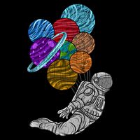 Astronaut Space Funny Graphic Great Gift Drawstring Bag