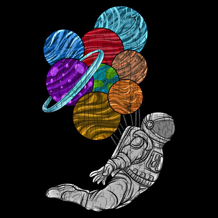 Astronaut Space Funny Graphic Great Gift Drawstring Bag