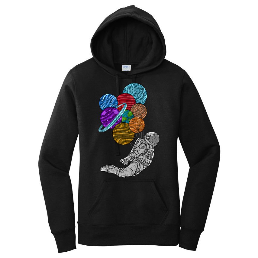 Astronaut Space Funny Graphic Great Gift Women's Pullover Hoodie