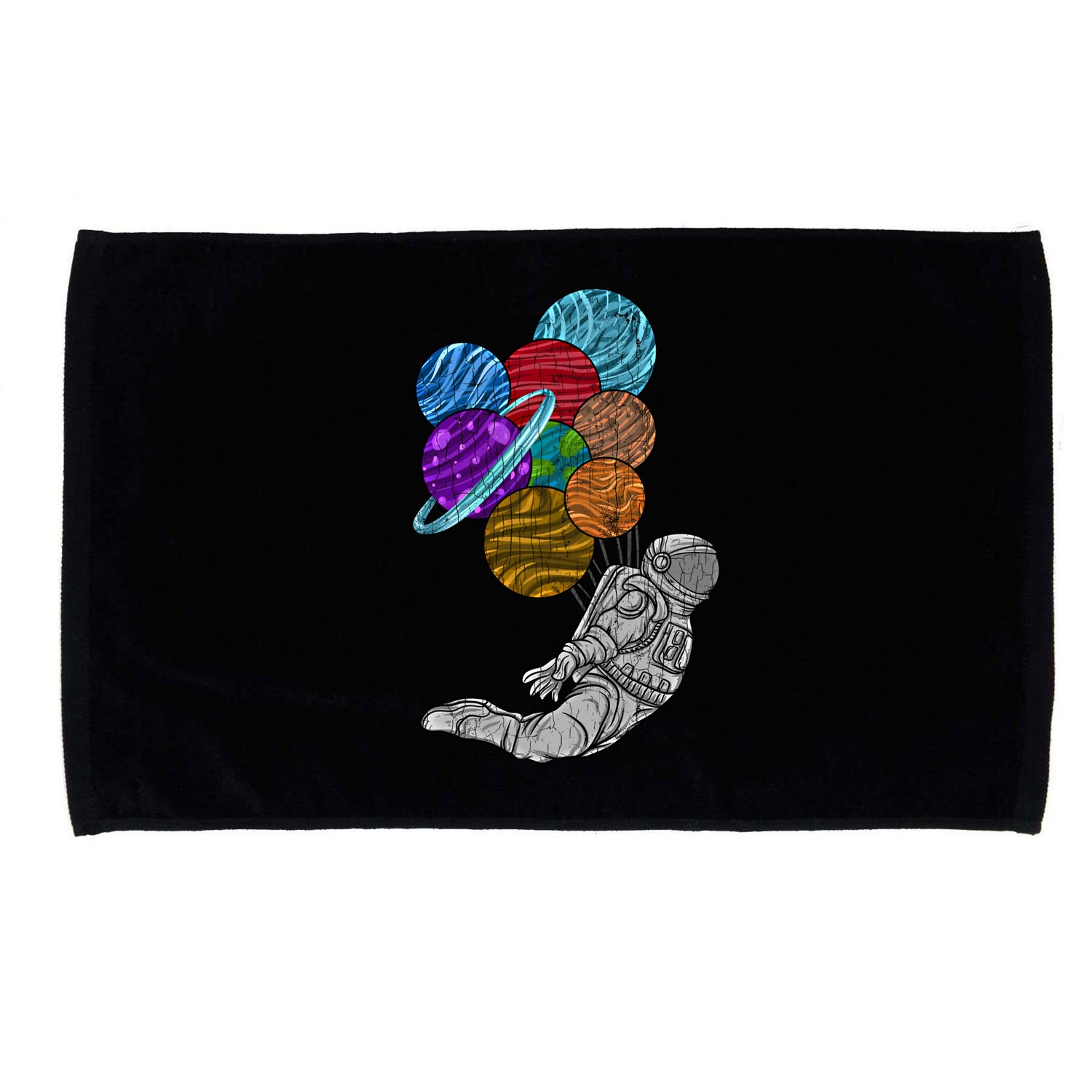 Astronaut Space Funny Graphic Great Gift Microfiber Hand Towel