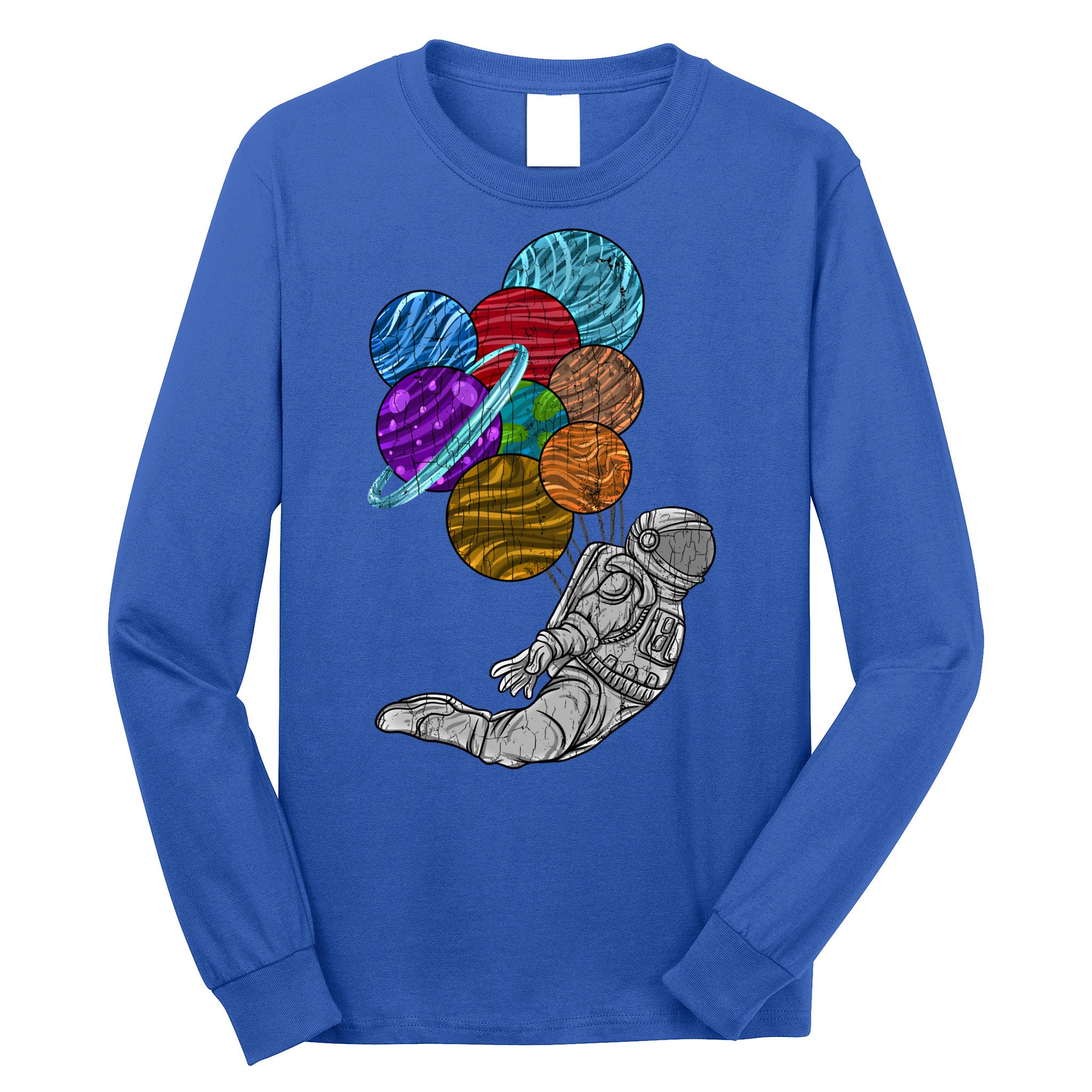 Astronaut Space Funny Graphic Great Gift Long Sleeve Shirt