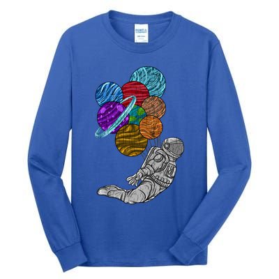 Astronaut Space Funny Graphic Great Gift Tall Long Sleeve T-Shirt