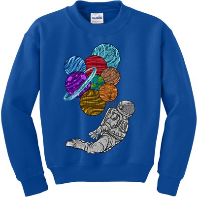 Astronaut Space Funny Graphic Great Gift Kids Sweatshirt
