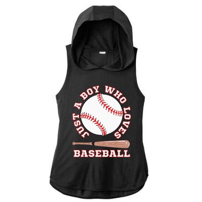 American Sport Fan Baseball Lover Batter Baseball Ladies PosiCharge Tri-Blend Wicking Draft Hoodie Tank