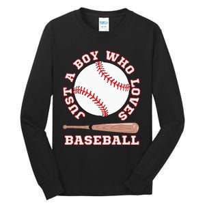 American Sport Fan Baseball Lover Batter Baseball Tall Long Sleeve T-Shirt