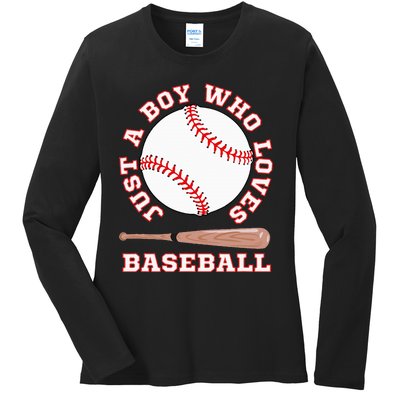 American Sport Fan Baseball Lover Batter Baseball Ladies Long Sleeve Shirt