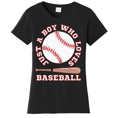 American Sport Fan Baseball Lover Batter Baseball Women's T-Shirt