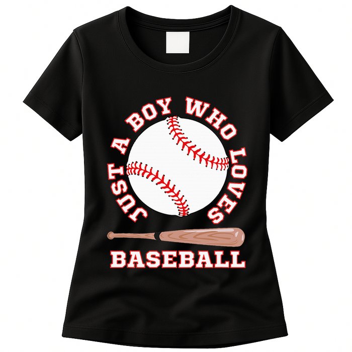 American Sport Fan Baseball Lover Batter Baseball Women's T-Shirt