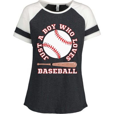 American Sport Fan Baseball Lover Batter Baseball Enza Ladies Jersey Colorblock Tee