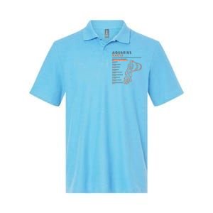 Aquarius Sign Facts Funny Zodiac Symbol Astrology Gift Cool Gift Softstyle Adult Sport Polo