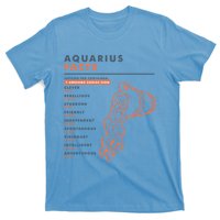 Aquarius Sign Facts Funny Zodiac Symbol Astrology Gift Cool Gift T-Shirt