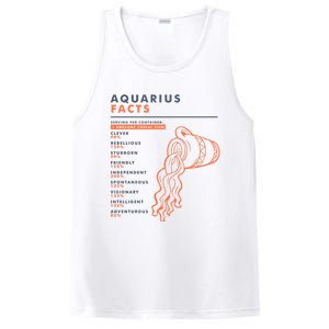 Aquarius Sign Facts Funny Zodiac Symbol Astrology Gift Cool Gift PosiCharge Competitor Tank