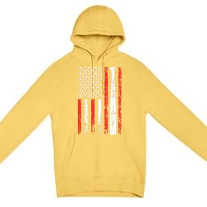 American Sports Flag National Nurses Day Baseball Bat Gift Premium Pullover Hoodie