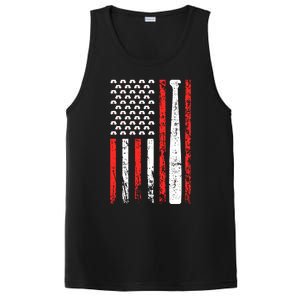 American Sports Flag National Nurses Day Baseball Bat Gift PosiCharge Competitor Tank