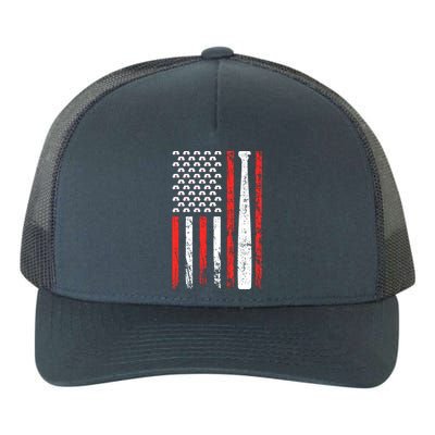 American Sports Flag National Nurses Day Baseball Bat Gift Yupoong Adult 5-Panel Trucker Hat