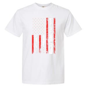 American Sports Flag National Nurses Day Baseball Bat Gift Garment-Dyed Heavyweight T-Shirt